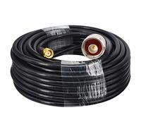 YILIANDUO N Type Cable RP SMA Male to N Male Connector Low Loss RG58 Coax 10M for 3G 4G LTE Antenna LoRa Helium Hotspot HNT Miner WiFi Router
