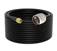 YILIANDUO N type Cable SMA Male to N type Male Connector Low Loss RG58 Coax Cable 15M/ 49.2ft Ultra Flexible SMA WiFi Antenna Cable for 3G 4G LTE Antenna Ham Radio HNT Miner Antenna LoRa Antennas