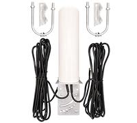 YILIANDUO Outdoor 4G LTE Antenna 698-2700MHz 12dBi Short Barrel Antenna Omni-Directional Dual SMA Male Antenna for Enhancing 2G/3G/4G LTE Router Repeater Wireless Home Hotspot