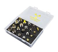 YILIANDUO SMA Adapter Set 20 Type Universal RF Adapter Kit with SMA,UHF, BNC, N-type, F-typ Connector Male to Female Coax Adapters Converter for WiFi Antenna/FPV Drone/Extension Cable