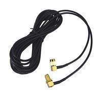 YILIANDUO SMA WiFi Antenna Cable SMA Male to SMA Female 90 Degree Aerial Extension Cabel RG174 5M for 3G 4G LTE Antenna Extension WLAN DAB Radio Baofeng