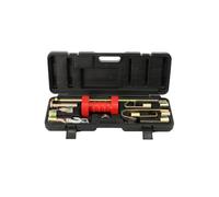 YILIKISS Bodywork Slide Hammer Set 4.3kgs 8 Attachments 9.5lb Slide Hammer/Large round hook/Small round hook/Large flat hook/Small flat hook/Self-tapping screw/Tapered screw/Flat pusherSub-frame leg