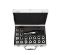 YILIKISS Collet Set ER32 MK3 M12 Chuck for CNC Industrial Milling Machine Clamping Sleeve Set Shaft Wrench with 18-Piece Collet 3-20 mm Set for Milling
