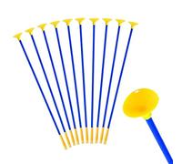 Yililay 10Pcs 16.5 Inch Suction Cup Arrows Plastic Arrows for Kids Archery Set Toys Replacement Practice Toy