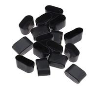 Yililay 16Pcs Oval Furniture Feet Pads Rubber Table Chair Leg End Caps Covers Tips Floor Protectors to Protect Hardwood Floor from Scratches 20x40mm chair legs