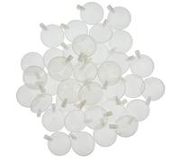 Yililay 50PCS Clear Plastic Toys Squeakers Inner Accsssories Repair Fix Dog Pet Baby Toy Shoes Whistle Noise Sound Voice Maker Insert Replacement