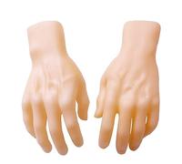 Yililay Halloween Hands Left Right Spooky Vinyl PVC Fake Realistic Bloody Props
