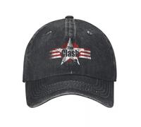 YILILK The Star Flag Clash Baseball Cap for Men and Women, Classic Worn Denim hat, Snapback, for Outdoor Training