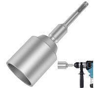 yilin 1 PCS SDS-Plus T Post Ground Rod Driver Hammer Drill Rod Converter for Hammer Drill Grounding Rods B