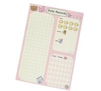 Yilingjc Sticky Notes,100 Sheets Rabbits Sticky Notes A 6 Daily Plan Lovely Animal Memo Pad Weekly Plan for Home Office School Supplies
