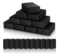 Yilloog 10 Pcs Foam Eva Yoga Blocks Lightweight Yoga Bricks Bulk Non Slip Supportive Blocks Yoga Prop Accessories for Yoga Pilates Stretching and Meditation Women Men Yogi Yoga Beginners, Black