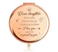 Yilousy Daughter Gifts, Gifts for Daughter, Gifts for Daughters Adult, Daughter Gifts from Mum, Compact Mirror for Daughter, Mother to Daughter Gifts, Daughter Birthday Gifts, Daughter