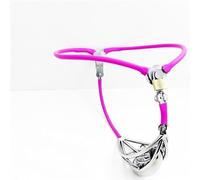 YILUQIFLY Male Chastity cage Bondage Auxiliary Belt Stainless Steel Chastity Belts Man Invisible Breathable Bondage Devices BDSM Adult Sex Toys (Pink, 90-110cm)