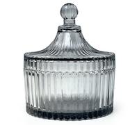 YILUSHENGHUA Colorful Crystal Glass Jar With Lid Candy Cookie Jars Jewelry Box Buffet Jar Biscuit Containers Food Storage Jar Decorative jar