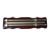 YILWPV 1/2pcs Scoreboard Referee Gear Billiard Score Board,Wooden Snooker Keeper For 2-Player Games For Home Club(Wine Red,2pcs)