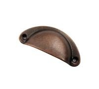 YILWPV 10 PCS Handles Vintage Cabinet Knobs Retro Drawer Door Box Handle Cupboard Brass Frame Pull Furniture Hardware for Cabinet(Color 3)