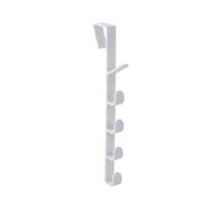 YILWPV 12pcs Bedroom Door Hanger Clothes Hanging Rack Over The Plastic Home Storage Organization Hooks(White)