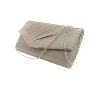YILWPV 1pcs Chain Bag Lady Evening Hand Flash Contracted In The Party Purse(Champagne)