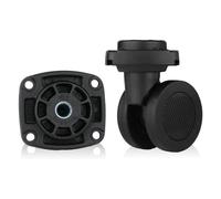 YILWPV 2/4pcs Trolley Wheels Universal Accessories Luggage Casters Replacement Suitcase Wheel Repair Parts(2PCS,Square)