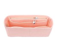 YILWPV 2 Pcs Multi-Pocket Bag Organizer Storage Inner Liner Felt Insert Handbag for Handbag(Pink,24.5x11x4cm)