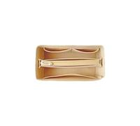 YILWPV 2pcs Multi-Pocket Felt Bag Organizer Accessories for Inner Storage Handbag Insert Liner for Handbag(Beige-31x13x14cm)