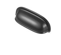 YILWPV 4 Pcs Shell Shape Handle Zinc Alloy Pull Hole Elegant Knob Modern Simple Kitchen Cabinet Drawer for Cabinet(Color 1)