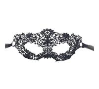 YILWPV 8PCS Women Sexy Hollow Lace Masquerade Bronzing Face Mask Princess Party Cosplay Prom Props Costume For Masquerade(Black)