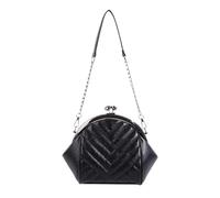 YILWPV Chain Bag Small For Women Clip On Bar Shell Versatile Single Shoulder(Black)
