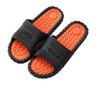 YILWPV Non-slip Soft-soled Bathroom Slippers Version Casual Soft Massage Indoor Outdoor Men's Bath(Color 4,36-37)