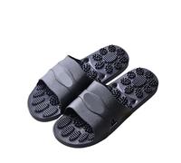 YILWPV Spa Slippers Indoor Home Non-slip Quick Dry Massage Shower Shoes(Black,42-43)