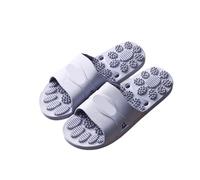YILWPV Spa Slippers Indoor Home Non-slip Quick Dry Massage Shower Shoes(Grey,36-37)