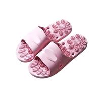YILWPV Spa Slippers Indoor Home Non-slip Quick Dry Massage Shower Shoes(Wine red,38-39)