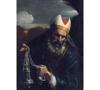 YIMACBJXX Famous Colorful Art Print Art Painting Aaron High Priest of the Israelites Holding a Censer by Pier Francesco Mola Abstract Picture Canvas for Home Decor 60x90cm