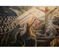 YIMACBJXX Famous Colorful Art Print Art Painting Christ in the Realm of the Dead by Joakim Skovgaard Abstract Picture Canvas for Home Decor 60x90cm