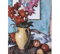 YIMACBJXX Famous Colorful Art Print Art Painting Dahlias and Gladioli by Samuel John Peploe Abstract Picture Canvas for Home Decor 60x90cm