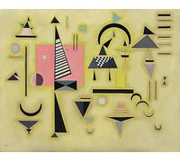YIMACBJXX Famous Colorful Art Print Art Painting Decisive Rose Decisive Rose by Wassily Kandinsky Abstract Picture Canvas for Home Decor 60x90cm