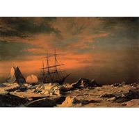 YIMACBJXX Famous Colorful Art Print Art Painting Ice Dwellers Watching the Invaders by William Abstract Picture Canvas for Home Decor 60x90cm