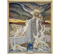 YIMACBJXX Famous Colorful Art Print Art Painting Illustration From Dante divine Comedy Byvon Bayros Abstract Picture Canvas for Home Decor 60x90cm