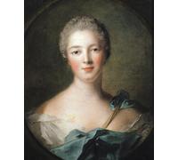 YIMACBJXX Famous Colorful Art Print Art Painting Madame De Pompadour by Jean Marc Nattier Abstract Picture Canvas for Home Decor 60x90cm