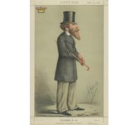 YIMACBJXX Famous Colorful Art Print Art Painting Mr George Augustus Sala by Carlo Pellegrini Abstract Picture Canvas for Home Decor 60x90cm