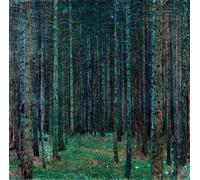 YIMACBJXX Famous Colorful Art Print Art Painting Pine Forest by Gustave Klimt Abstract Picture Canvas for Home Decor 60x90cm