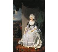 YIMACBJXX Famous Colorful Art Print Art Painting Queen Charlotte Wife of George Iii by Lawrence Abstract Picture Canvas for Home Decor 60x90cm
