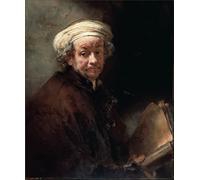 YIMACBJXX Famous Colorful Art Print Art Painting Self-portrait as the apostle paul by Rembrandt van Rijn Abstract Picture Canvas for Home Decor 60x90cm