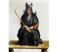 YIMACBJXX Famous Colorful Art Print Art Painting Sorceress Illustration From Costumes of Venetians of Almost Every Age by Jan Van Grevenbroeck Abstract Picture Canvas for Home Decor 60x90cm