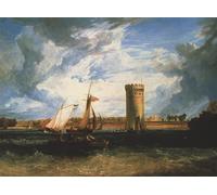 YIMACBJXX Famous Colorful Art Print Art Painting Tabley the Seat of Sir J.f. Leicester by Mallord William Turner Abstract Picture Canvas for Home Decor 60x90cm