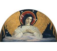 YIMACBJXX Famous Colorful Art Print Art Painting the Angel of Sorrow by Mikhail Nesterov Abstract Picture Canvas for Home Decor 60x90cm