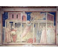 YIMACBJXX Famous Colorful Art Print Art Painting the Ascension of St the Evangelist From the Peruzzi Chapel by Giotto Di Bondone Abstract Picture Canvas for Home Decor 60x90cm