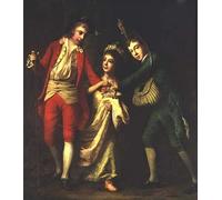 YIMACBJXX Famous Modern Prints Decorative Paintings and Henrietta Maria by Nathaniel Dance Holland Poster Painting Art for Home Decor 60x90cm