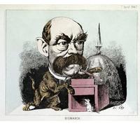 YIMACBJXX Famous Modern Prints Decorative Paintings Count Otto Eduard Leopold Von Bismarck by Andre Gill Poster Painting Art for Home Decor 60x90cm