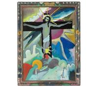 YIMACBJXX Famous Modern Prints Decorative Paintings Crucified Christ Crucified Christ by Wassily Kandinsky Poster Painting Art for Home Decor 60x90cm